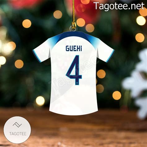 England Team Jersey - Marc Guehi Xmas Ornament - Tagotee