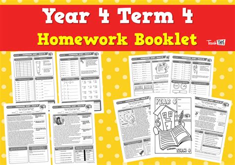 Year 4 Term 4 Homework Booklet :: Teacher Resources and Classroom Games ...