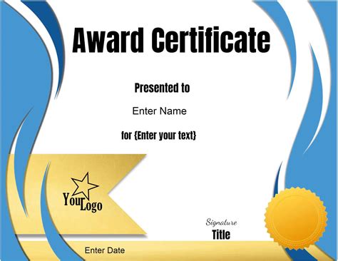 Free Editable Certificate Template For Students - Free Printable Templates