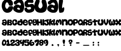 Casual Free Font Download - Font Supply