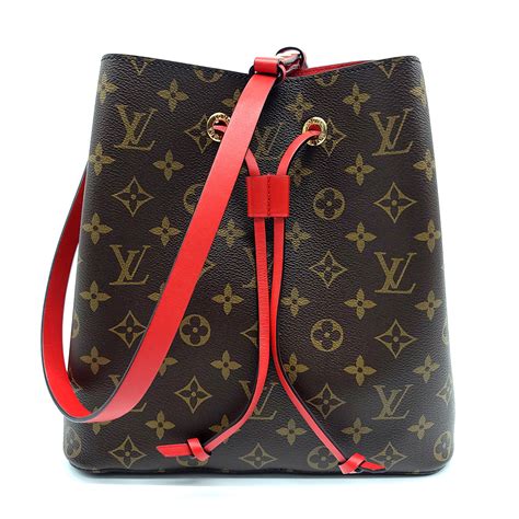 Louis Vuitton Neonoe Monogram/Poppy – Dr. Runway