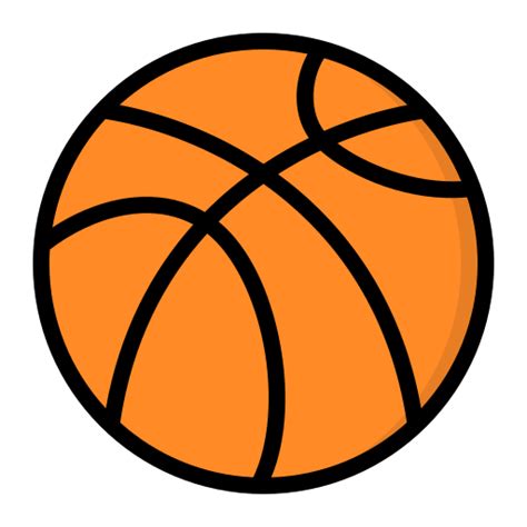 Basketball ball Generic Outline Color icon