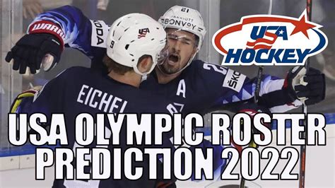 Predicting Team USA's 2022 Olympic Hockey Roster - YouTube