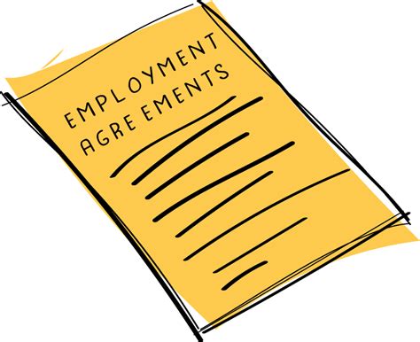 Employment Contract Clipart