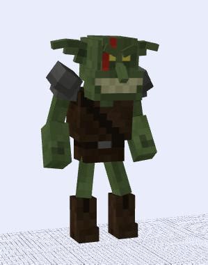 Mob: Goblin model Minecraft Map