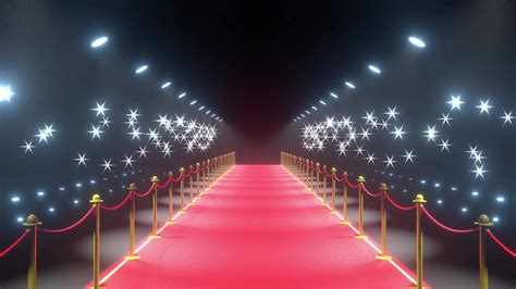 Red Carpet With Paparazzi