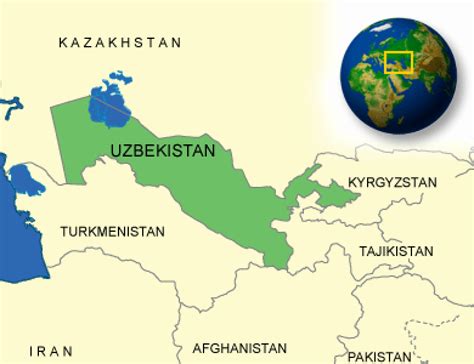 Map of Uzbekistan. | - CountryReports