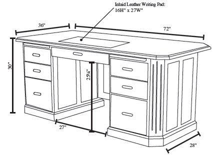 Office Desk Table Dimensions - Table Office Furniture