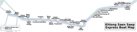 thailand - Where can I find a map of all the canal boat routes in ...