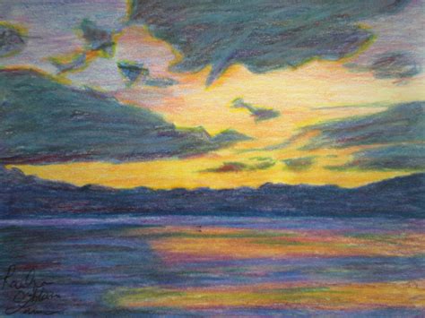 Pencil Scenery Sunset Drawings - We'll help you through your first sunset drawing experience ...