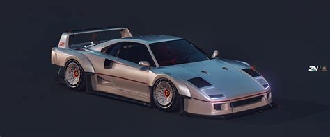 Ferrari F40 - custom kit on Behance