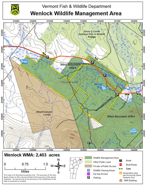 Winslow Wildlife Management Area Maps