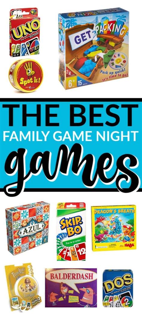 THE BEST FAMILY GAME NIGHT GAMES | Family games, Family game night, Family fun games