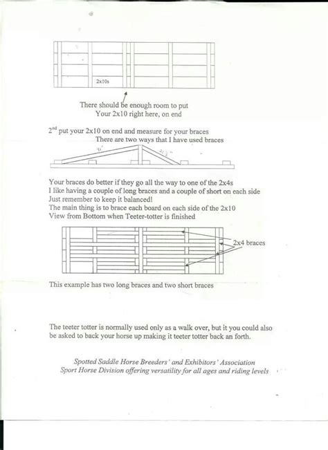 Horse teeter totter part two | Teeter totter, Horses, Projects to try