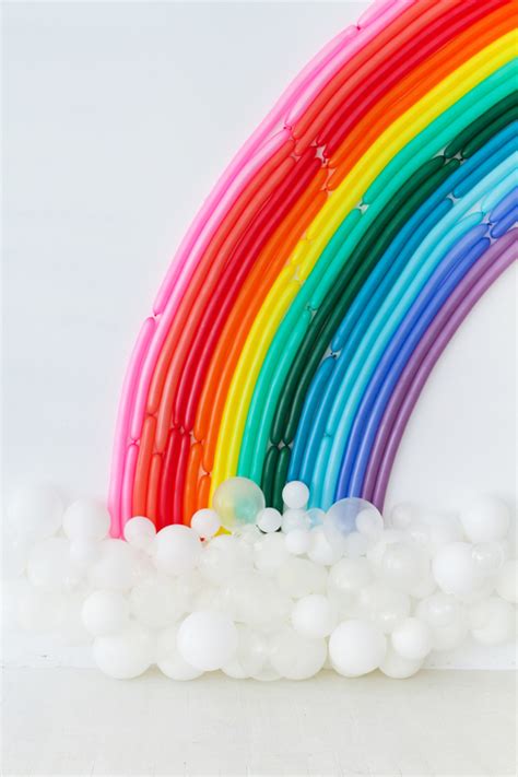 Rainbow Balloon Backdrop