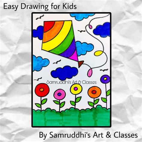 Makar Sankranti Drawing for Kids | Drawing for kids, Art drawings for ...