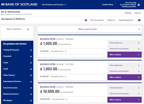 Online Banking | Business | Bank of Scotland