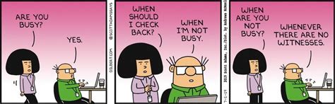 Wally Dilbert Comic Strip