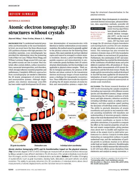 (PDF) Major developments in aberration- Atomic electron ... · electron microscopes and detectors ...