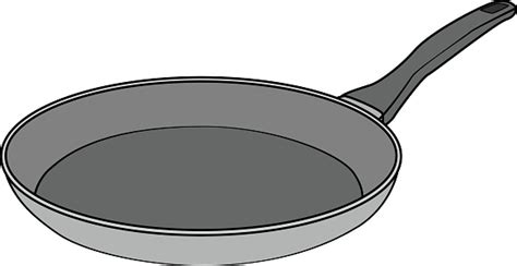 Isolated Frying Pan Cartoon Drawing Stock Illustration - Download Image Now - iStock