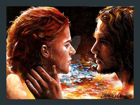 Jon Snow and Ygritte in the cave by mandygeo on DeviantArt