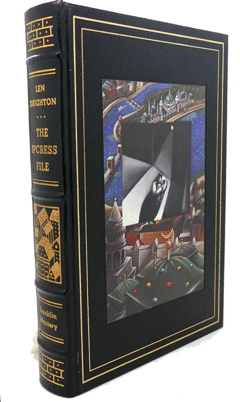 THE IPCRESS FILE Franklin Library by Len Deighton: Hardcover (1988) First Edition; First ...