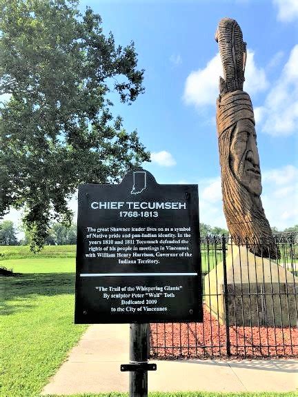 Chief Tecumseh statue | Roadtirement