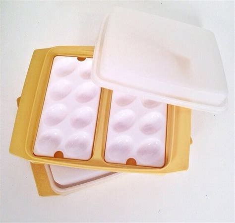 vintage Tupperware deviled egg carrier with by forrestinavintage