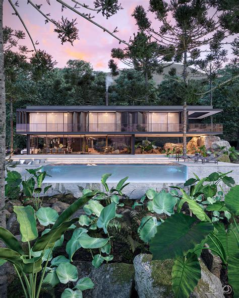 Jungle House | Nature and landscape in a wild residence on Behance