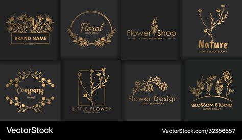 Elegant Flower Logo Design | Best Flower Site