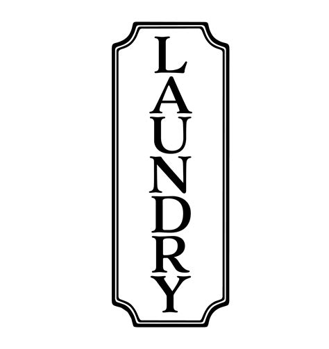 Laundry Sign Vinyl Wall Decal, Laundry Room Decal, Vinyl Lettering