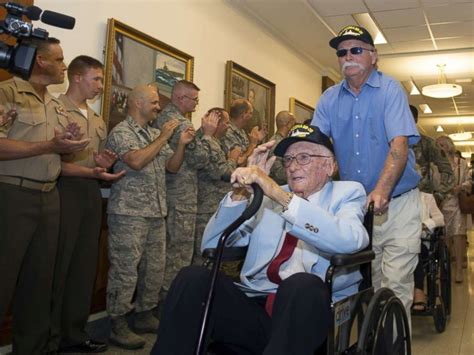 USS Arizona survivors welcomed to Washington 75 years after Pearl Harbor attack - ABC News