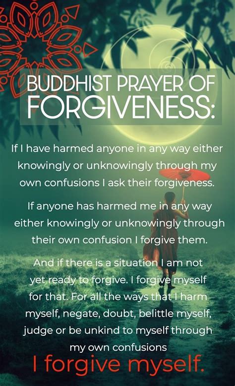 Buddhist Prayer of Forgiveness - The Joy Within