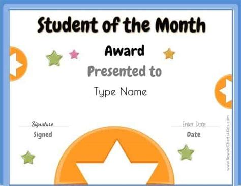 Free Student of the Month Certificate | Customize Online