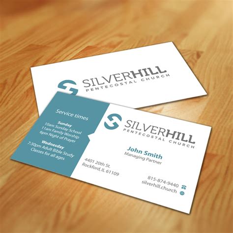 Church Business Cards / Christian Church Business Card Template in PSD ...