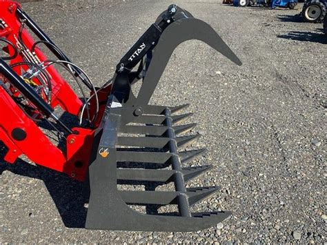 New Titan Skid Steer Quick Connect Hydraulic Grapple for Sale at ...