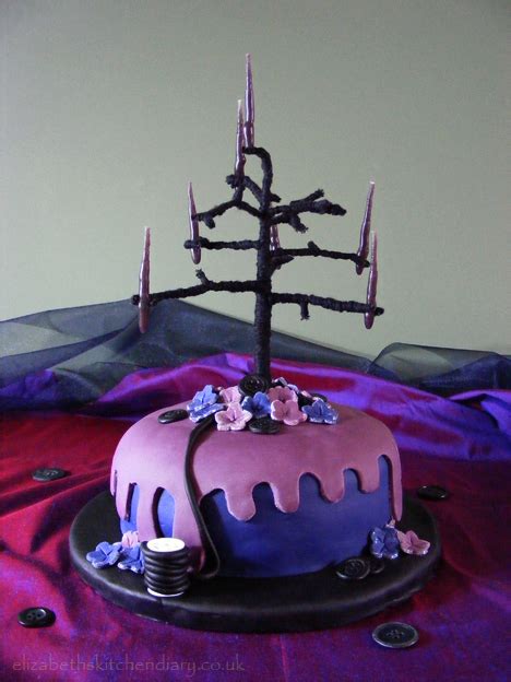 Coraline Birthday Cake - Elizabeth's Kitchen Diary