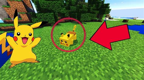 COMO TER UM PIKACHU NO MCPE - MOD ADDON NO MINECRAFT 16.2 - YouTube