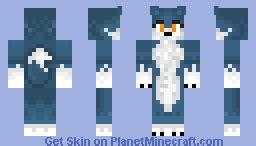 Blue Wolf Minecraft Skin