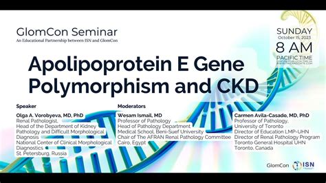 Apolipoprotein E Gene: Polymorphism and CKD - YouTube