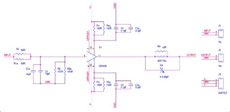 Schematic diagram of buffer amplifier circuit | Download Scientific Diagram