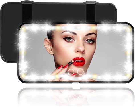 Amazon.com: [Upgrade Version] Car Sun Visor Vanity Mirror, Rechargeable Makeup Mirror with 3 ...