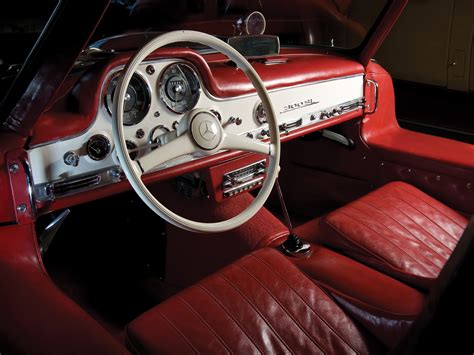 Mercedes 300SL Gullwing interior (1954) : r/carporn