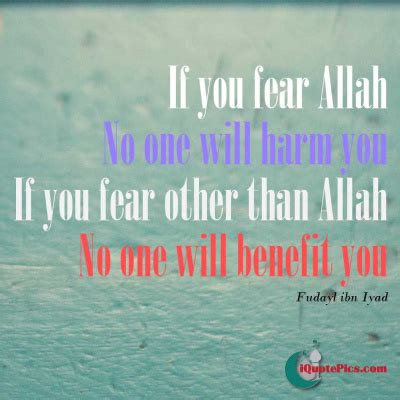 Fear Islamic Quotes.