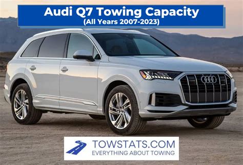 Audi Q7 Towing Capacity (2007 to 2023) - TowStats.com