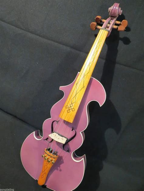 Beautiful purple best model 4/4 electric violin +Acoustic violin #8758-in Violin from Sports ...