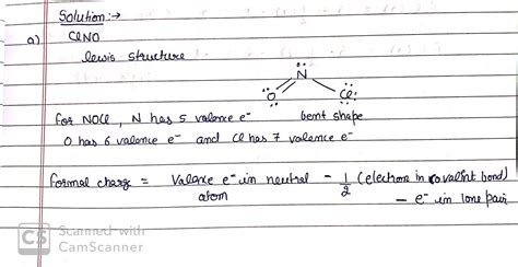 [Solved] Draw the Lewis Structure for ClNO and SO32-. Please place ...