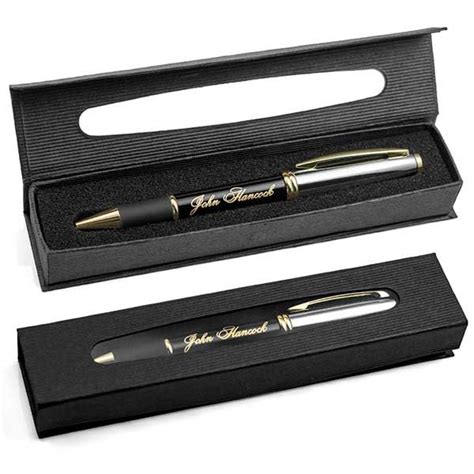 Black Engraved Pen | Engraved wedding gifts, Engraved pens ...