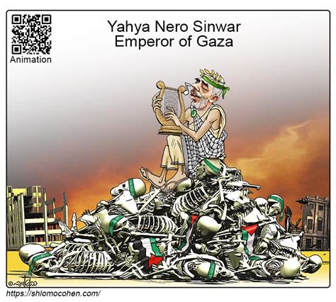 Yahya Sinwar emperor of Gaza | Cartoon Movement