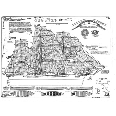 Cutty Sark | Cutty Sark - Sail plan | Cutty sark, Cutty sark ship, Sailing